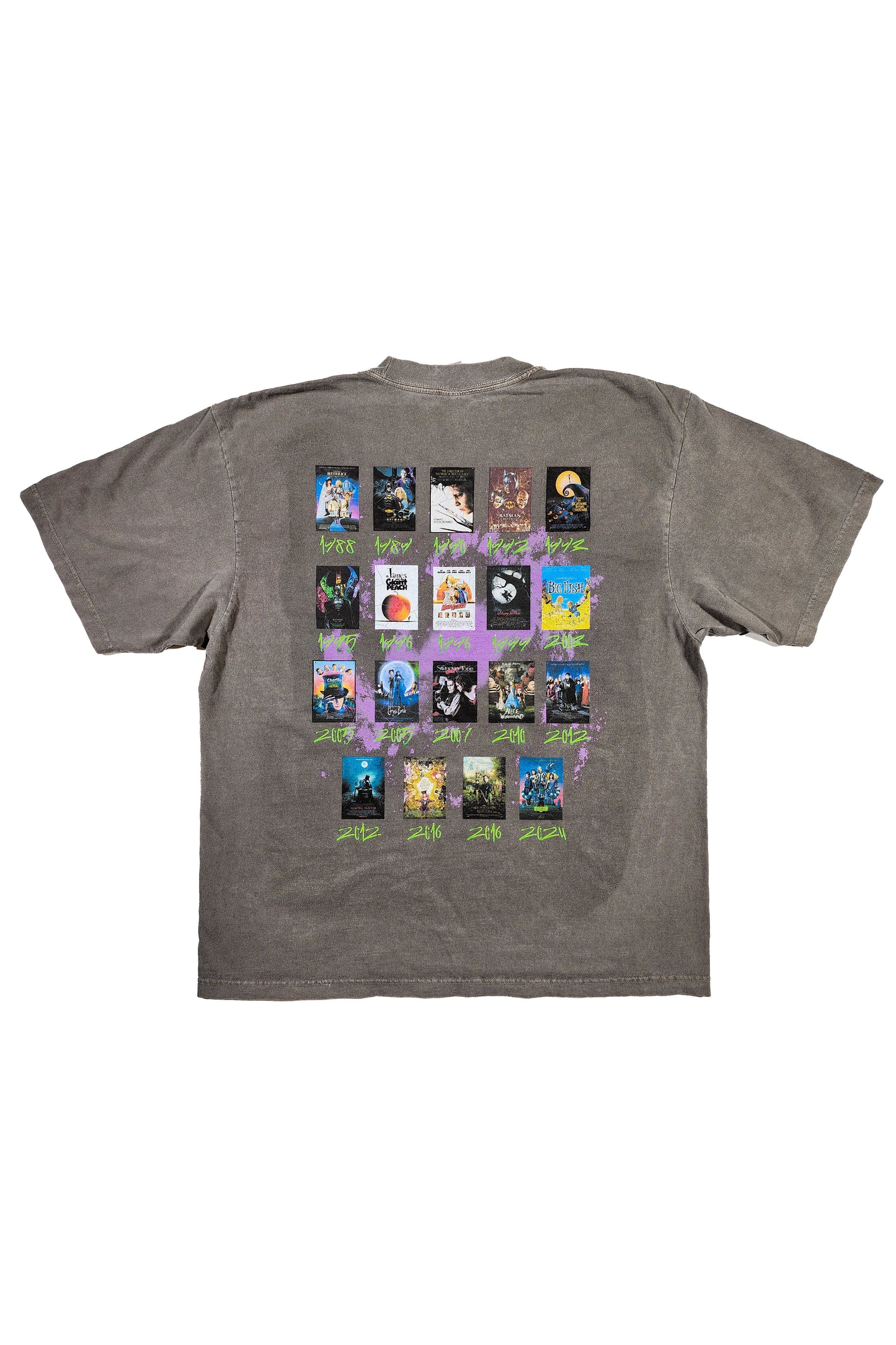 Tim Burton Filmography Tshirt