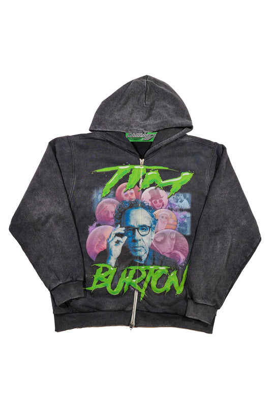 Tim Burton Filmography Full Zip Hoodie